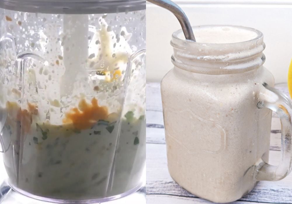 Làm sinh tố ức gà